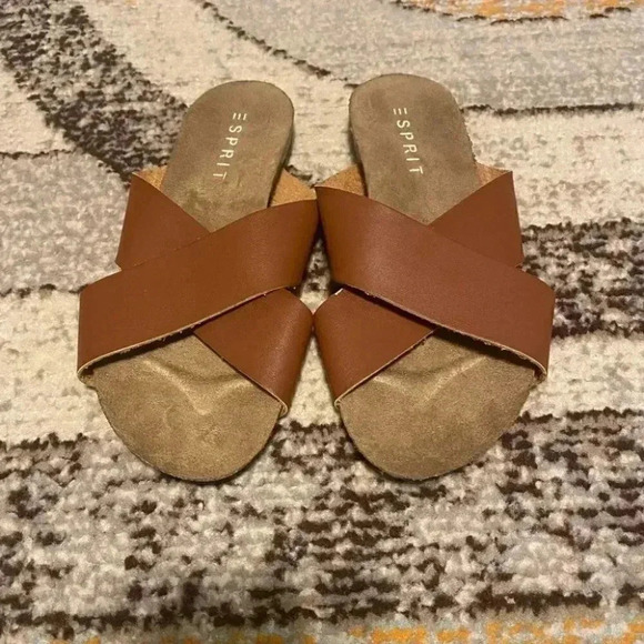 EUC Esprit Crisscross Sandals - Picture 2 of 8